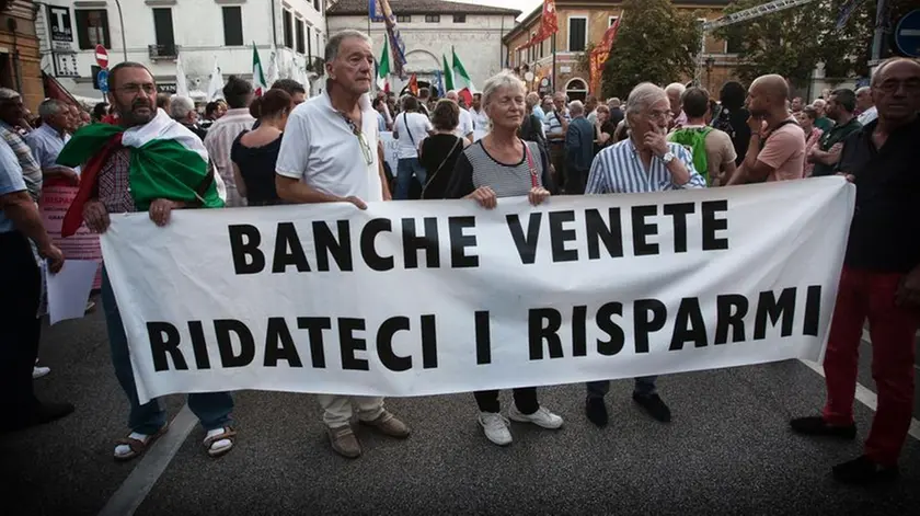 Manifestazione del Coordinamento associazioni banche popolari venete