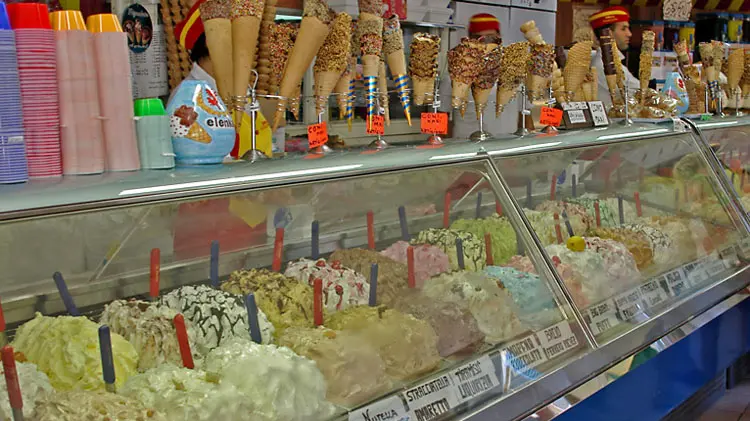 Una gelateria bellunese