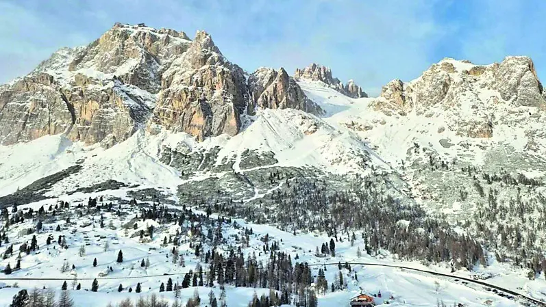 Uno scatto dalle piste del Col Gallina