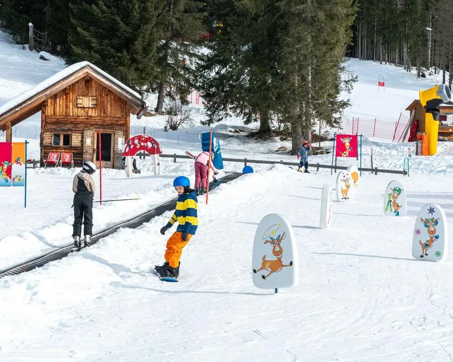 Il parco divertimenti sulla neve di Alleghe