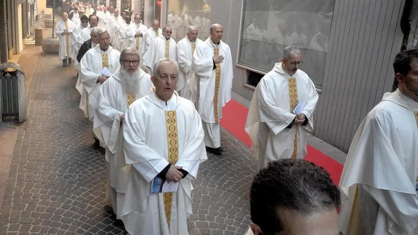 La processione a Belluno