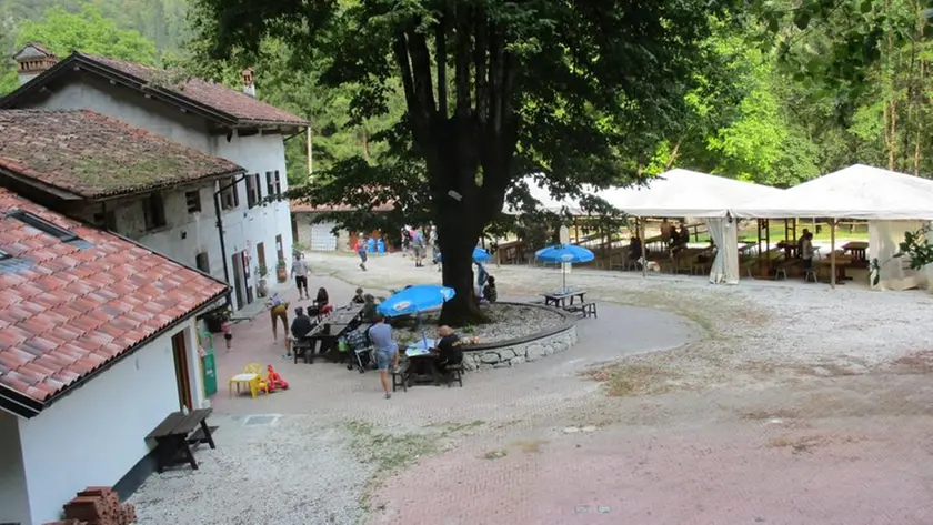 Una veduta dell'area di Orsera (Val Canzoi)