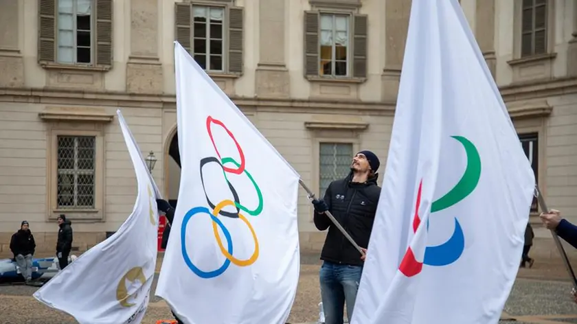 Le bandiere olimpiche