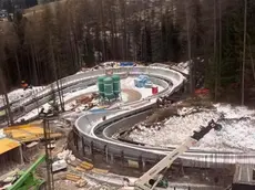 Il cantiere del futuro Sliding centre di Cortina