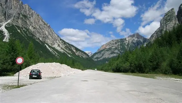 L’aviosuperficie di Fiames a Cortina