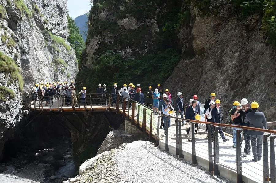 La passerella ai Serrai di Sottoguda