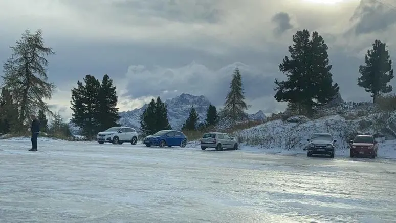 Arriva il freddo in montagna, -20 su piana Marcesina in Veneto