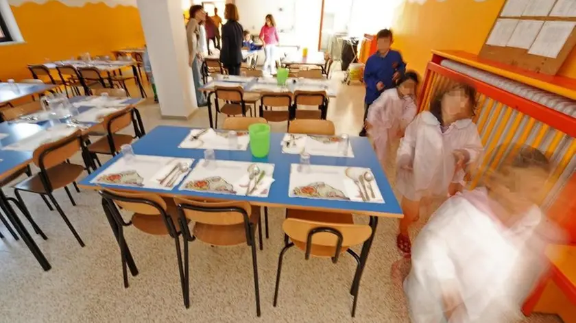 La mensa scolastica del plesso Quartier Cadore