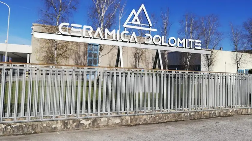 Lo stabilimento di Ceramica Dolomite