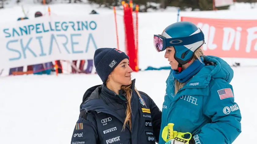 Sofia Goggia e Lindsey Vonn