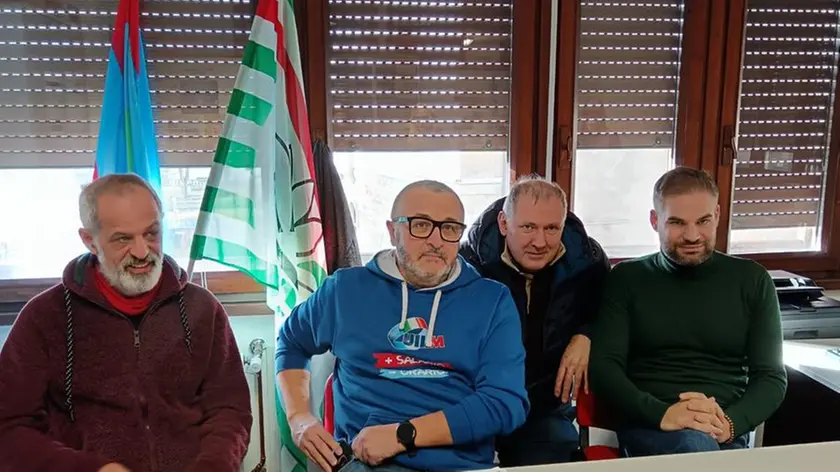 Da sinistra Stefano Bona, Antonio Colombo, Mauro Zuglian e Matteo Caregnato