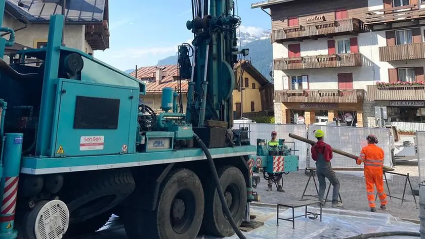 Sondaggio dei terreni per la Apollonio-Socrepes