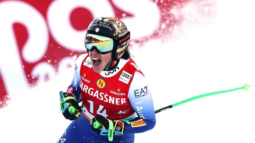 Federica Brignone vince il super G di Cortina