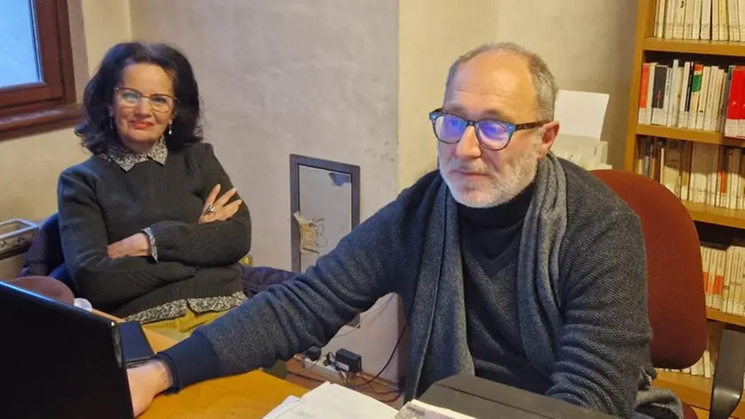 Adriana Lotto ed Enrico Bacchetti, direttore di Isbrec