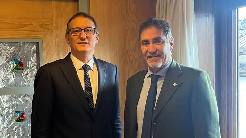 Il direttore generale Nicola Bernardi e il presidente Massimo Antonelli