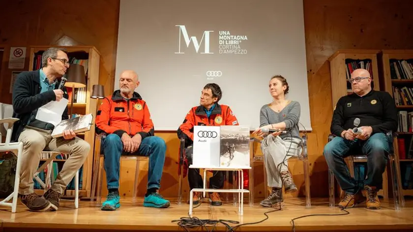 Il confronto sul Soccorso alpino a Una montagna di libri a Cortina