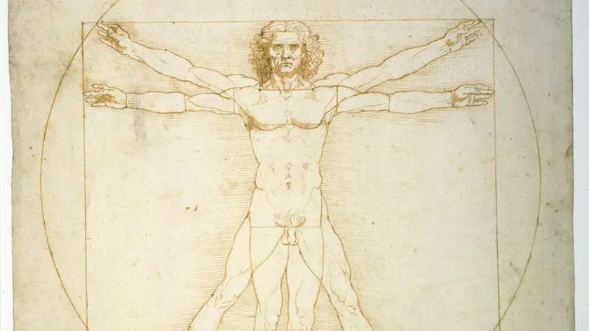 L'Uomo vitruviano di Leonardo Da Vinci