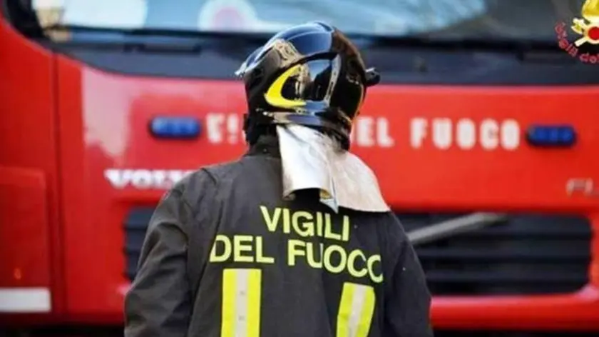 Un intervento dei vigili del fuoco