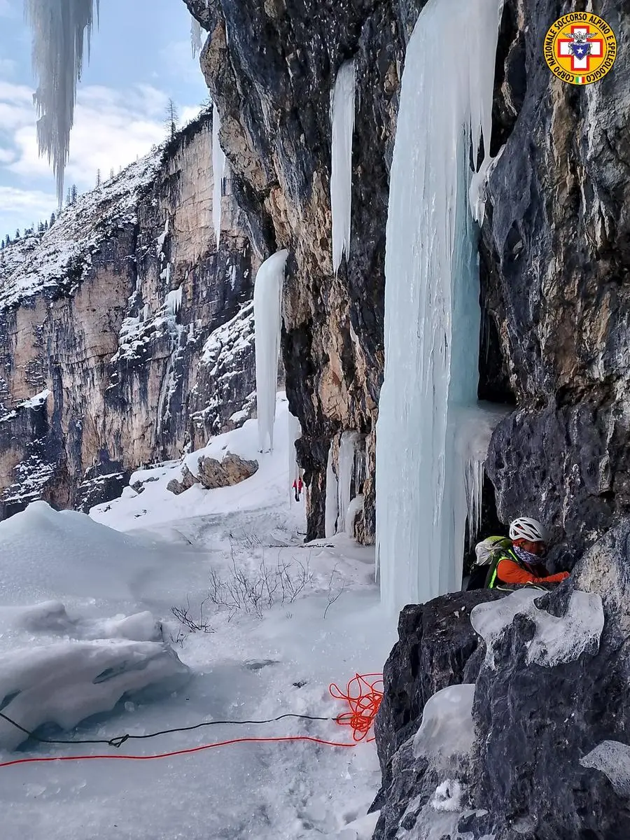 Le cascate di ghiaccio della Val Travenanzes