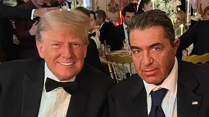 Paolo Zampolli con il presidente Usa Donald Trump