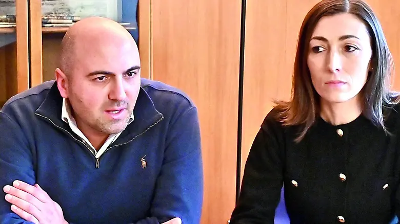 Marco Cossettini e Alessandra Poz, i genitori di Mattia