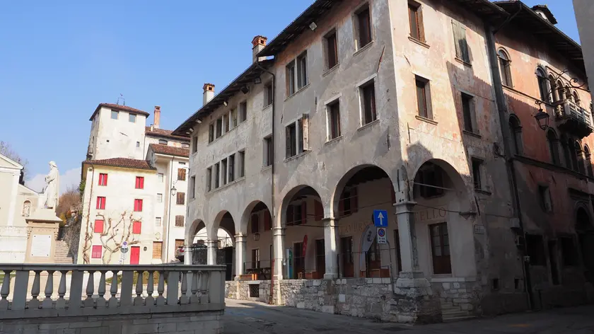 Palazzo Gazzi in piazza Maggiore a Feltre