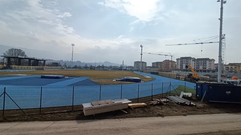 I lavori al Polisportivo di Belluno non termineranno fino alla prossima primavera