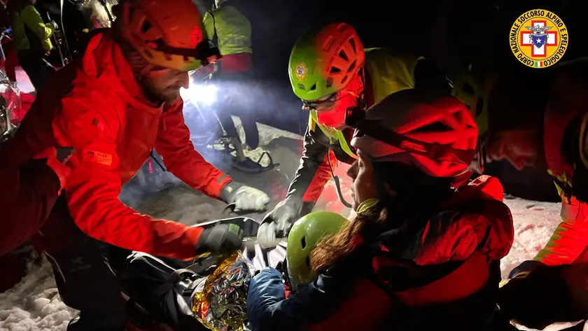 Le immagini del Soccorso alpino