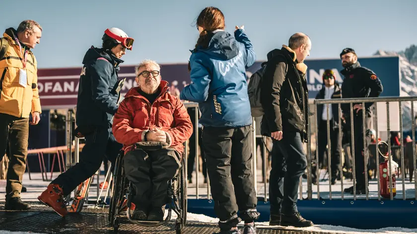 La finish area di Rumerlo dotata di strutture per disabili