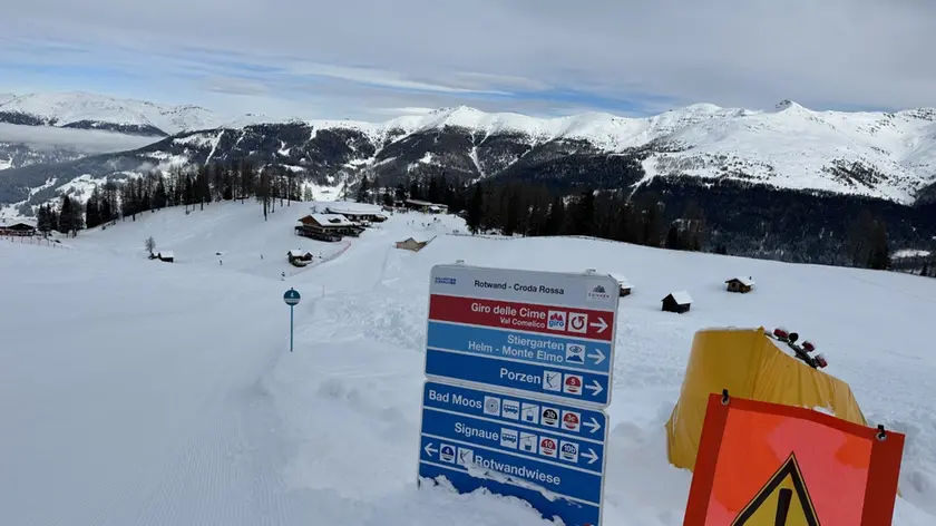 La zona dove è previsto il collegamento sciistico tra Comelico e Pusteria