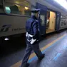 La polizia ferroviaria in stazione