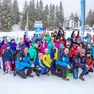 Il podio a squadre dello sci nordico del Gp Lattebusche