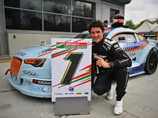 Andrea Bristot dopo la vittoria