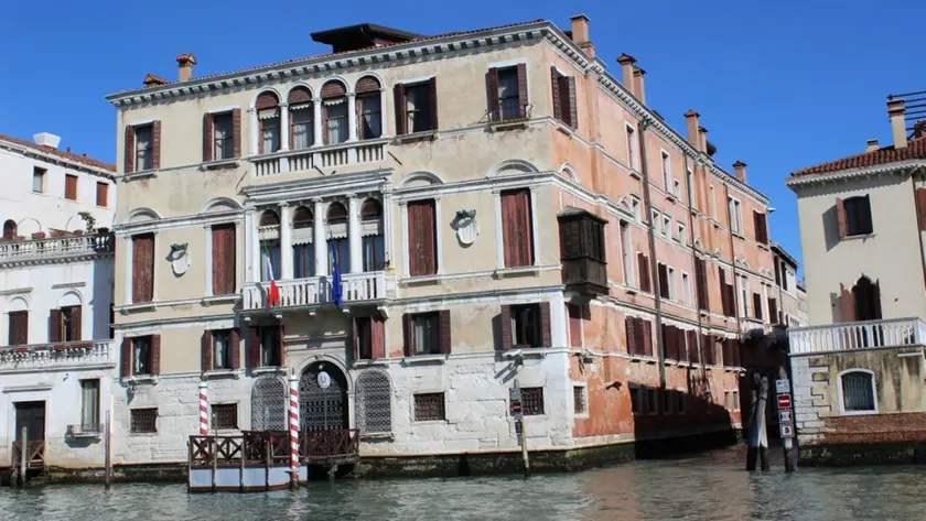 L’affaccio sul Canal Grande di Palazzo Gussoni Grimani