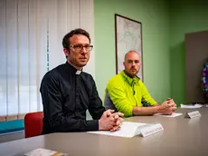 A sinistra don Diego Cattelan, responsabile Pastorale dei giovani