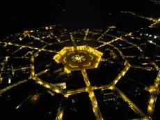 Le istallazioni luminose in tutta la città di Palmanova
