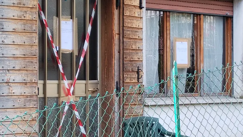 La casa dove è avvenuta la tragedia