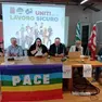 I segretari di Cgil, Cisl e Uil con i relatori Roldo, Cason e Simioni