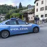 La volante della Polizia a Borgo Prà