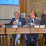 L’assessore Franco Roccon e il sindaco Oscar De Pellegrin