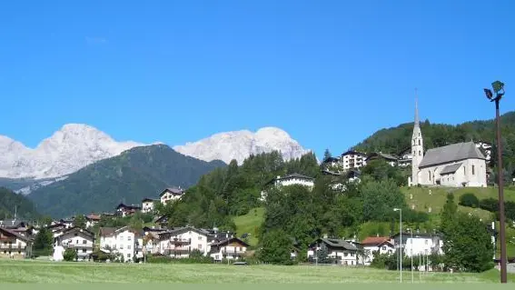 Una veduta di Pieve di Zoldo