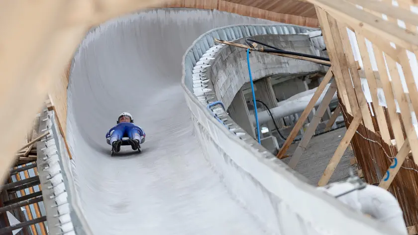 La pista da bob di Cortina