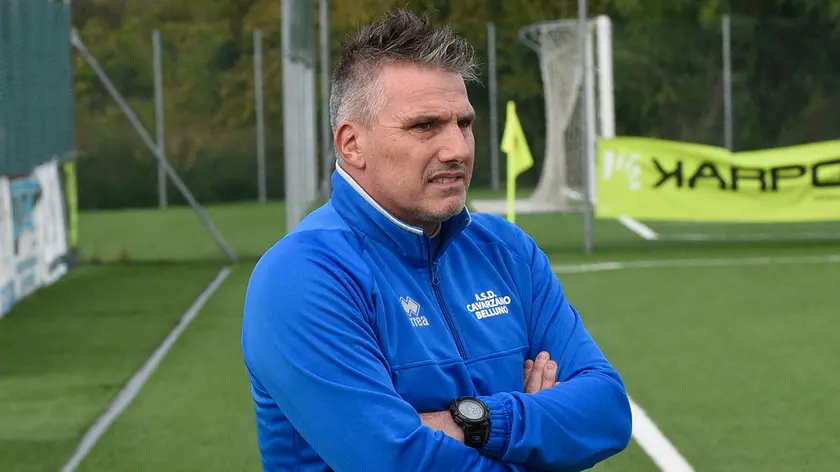 L'allenatore Massimiliano Parteli