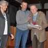Luigi Rivis alla cerimonia per i suoi 90 anni