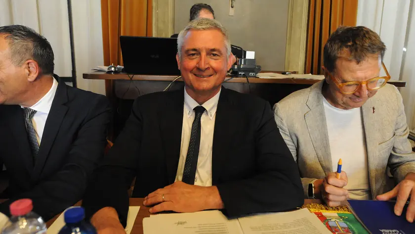 Il sindaco Oscar De Pellegrin