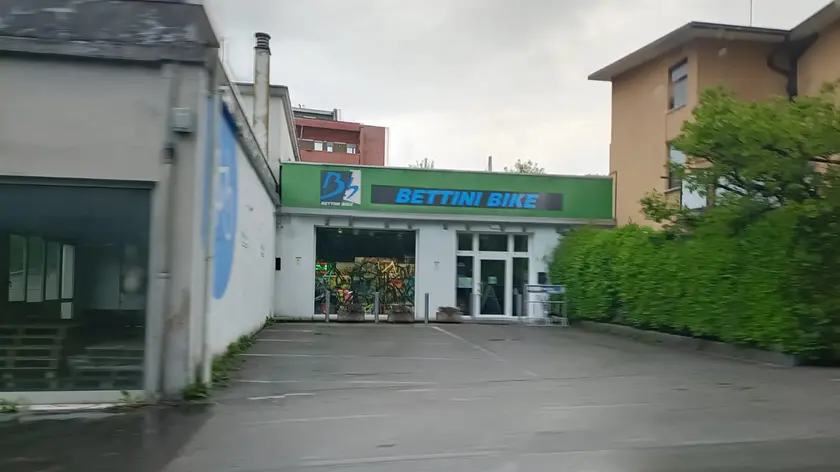 Il negozio Bettini Bike di via Feltre