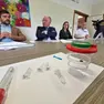 Enrico Mangione, nuovo direttore del settore veterinario dell’Ulss 1, insieme al dg Dal Ben