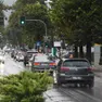 Traffico in via Vittorio Veneto