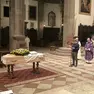 Il feretro di don Rinaldo Sommacal