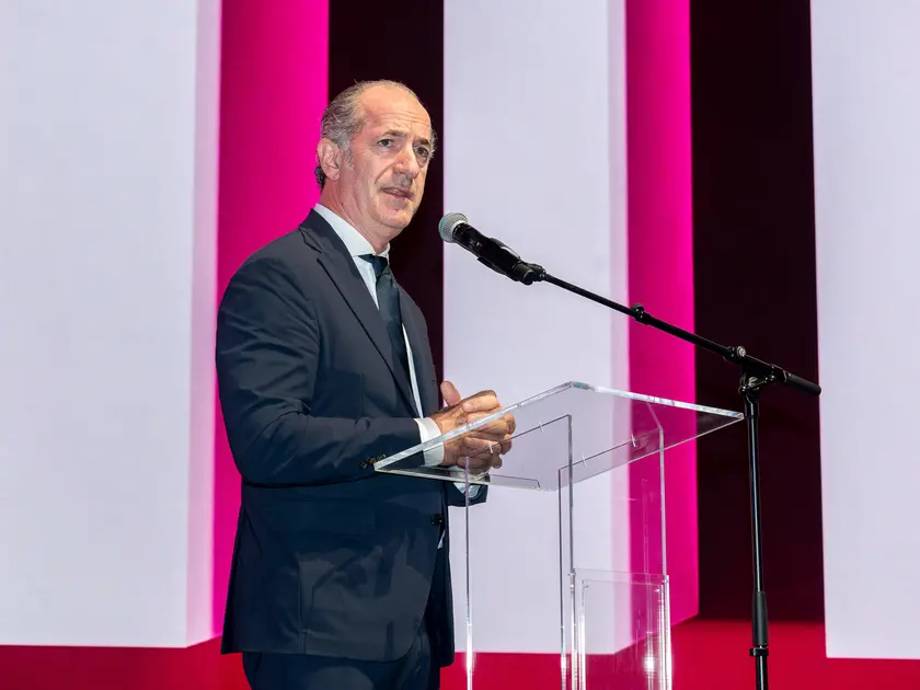 il presidente della Regione Veneto Luca Zaia